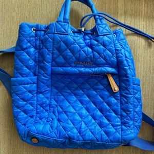 Mz wallace Bright Blue Small Metro Convertible Backpack
